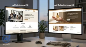 مقایسه طراحی سایت فروشگاهی و شرکتی