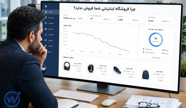 چرا فروشگاه اینترنتی شما فروش ندارد؛ بررسی مهمترین دلایل کاهش فروش سایت فروشگاهی و راهکارهای افزایش فروش.